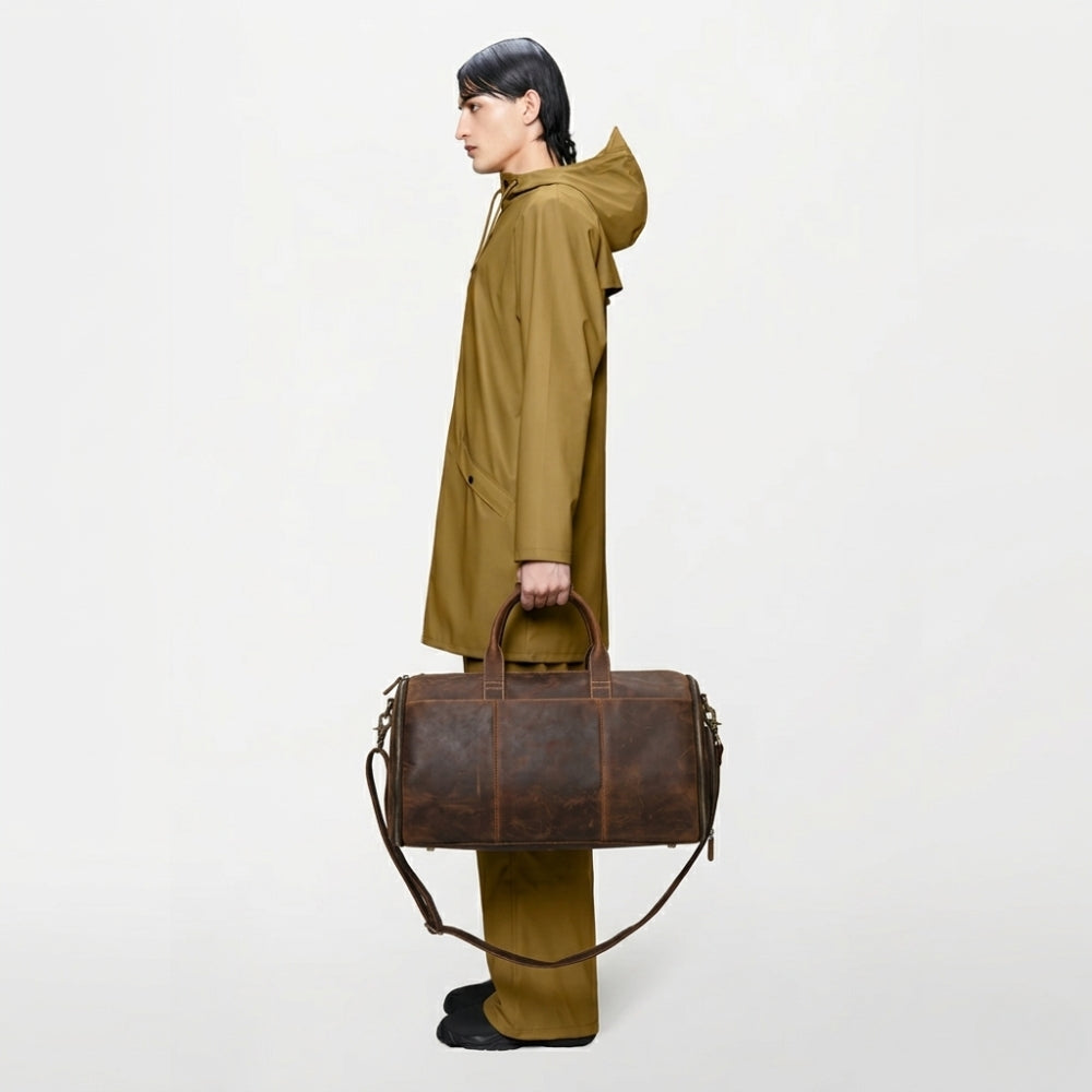 Sac de voyage cuir – Pliable, pratique et élégant