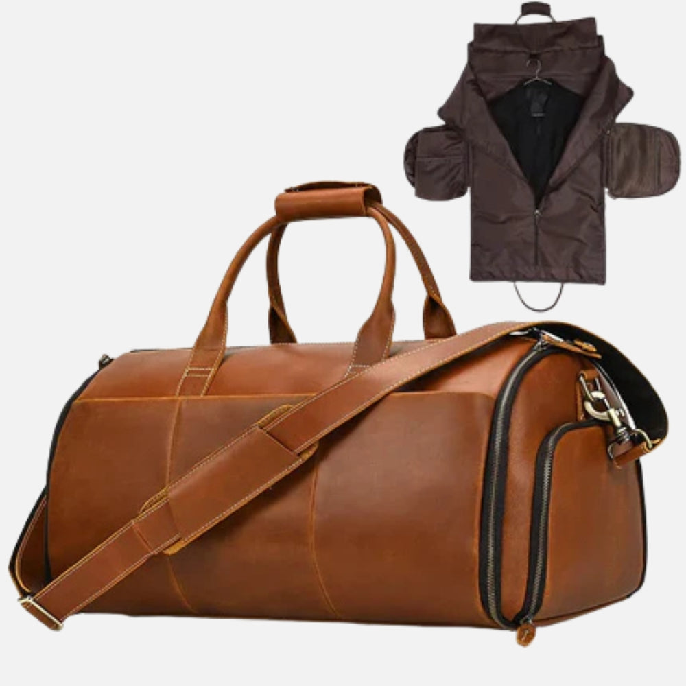 Sac de voyage cuir – Pliable, pratique et élégant