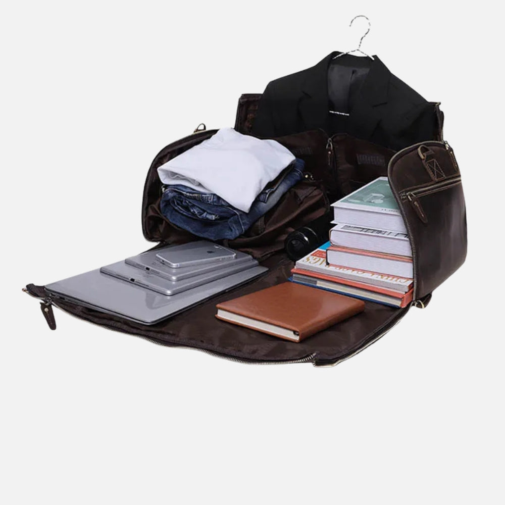 Sac de voyage cuir – Pliable, pratique et élégant