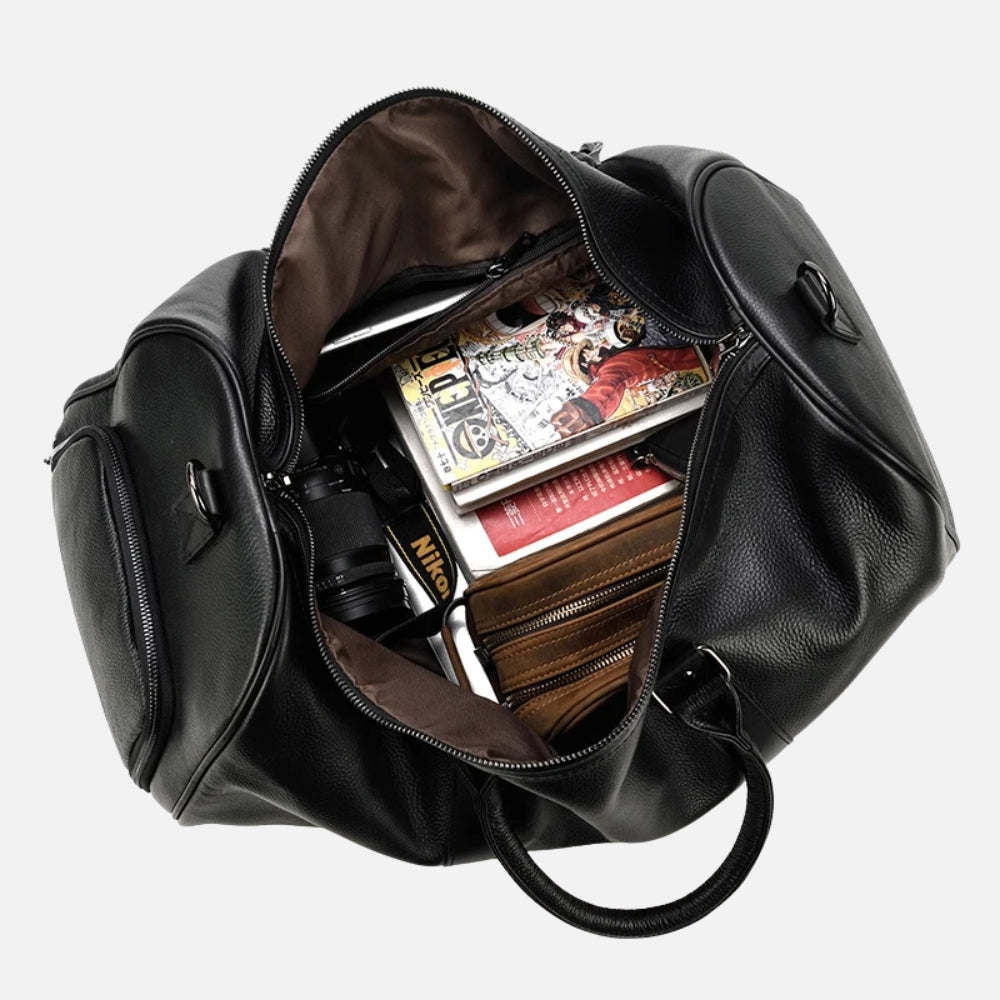 Sac de voyage en cuir de vache pour homme – Qualité et élégance