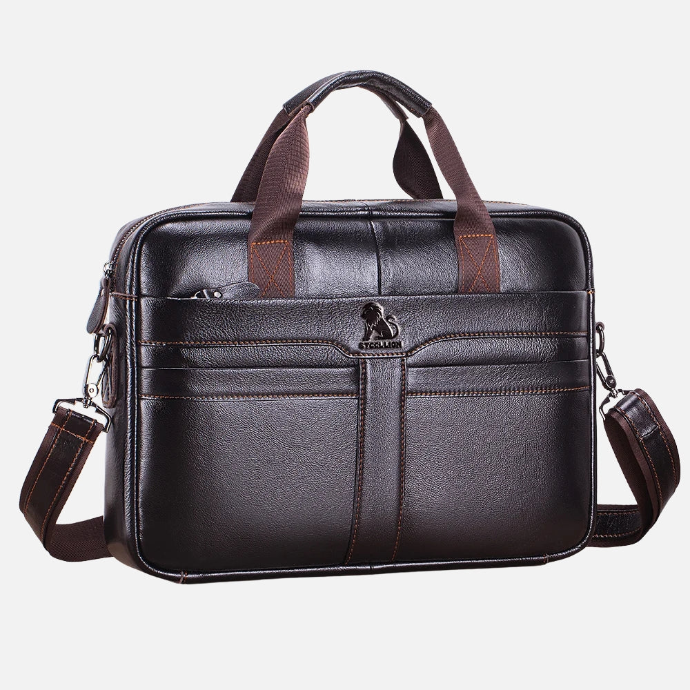 Sacoche ordinateur en cuir de vache – Élégante et durable