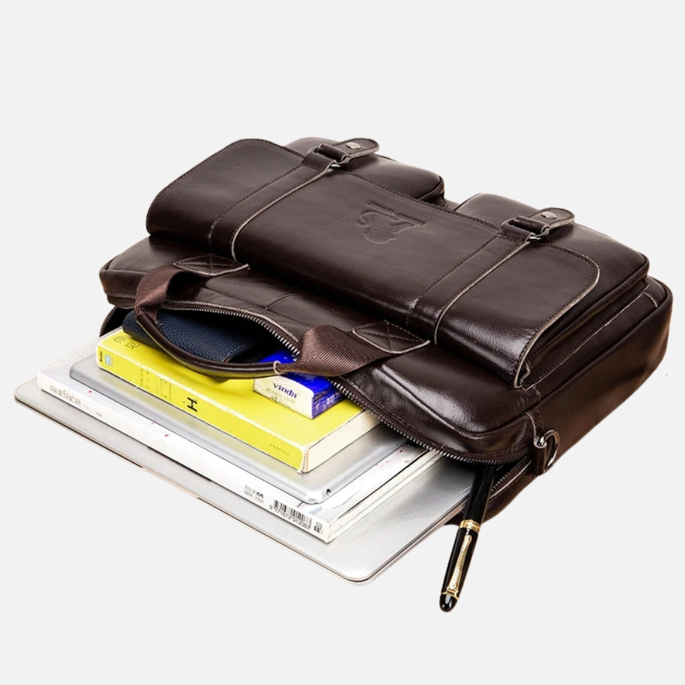 Sacoche cuir véritable pour homme – Style business