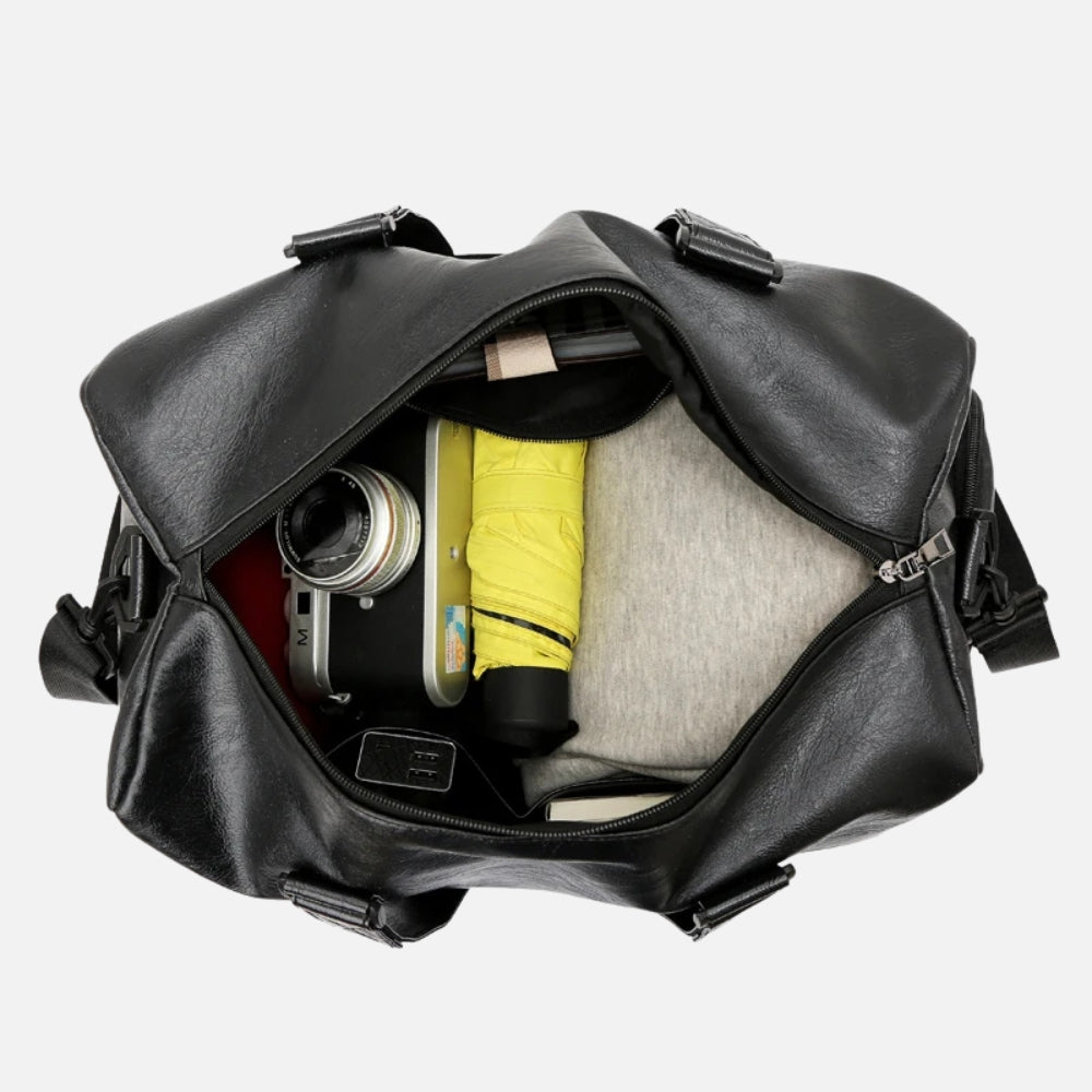 Sac de voyage en cuir pour homme – Étanche et robuste