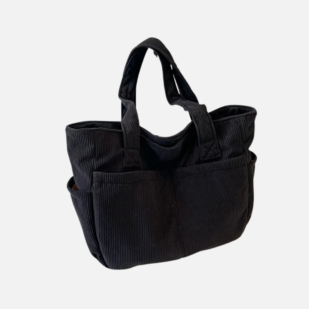 Sac à main décontracté en velours pour femme