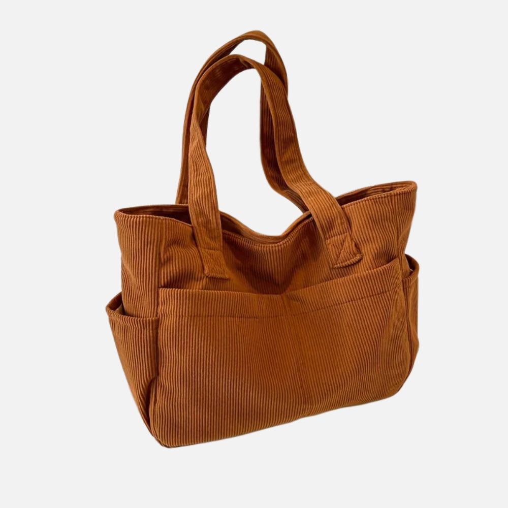 Sac à main décontracté en velours pour femme