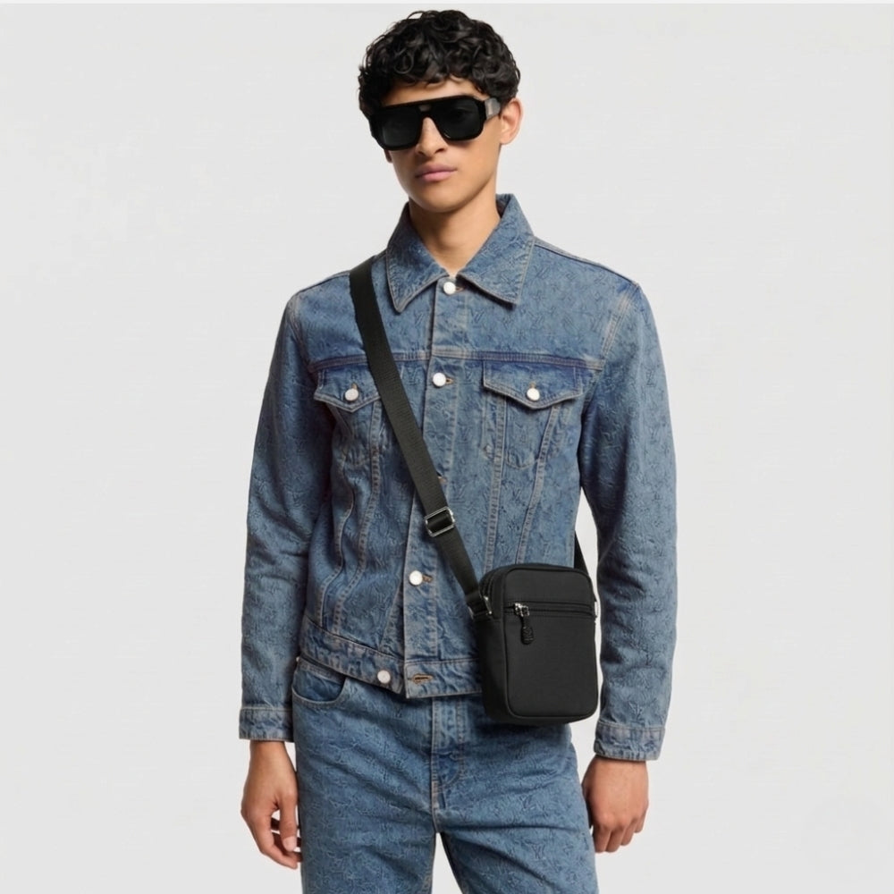 Petite sacoche à bandoulière unisexe – Compacte et pratique