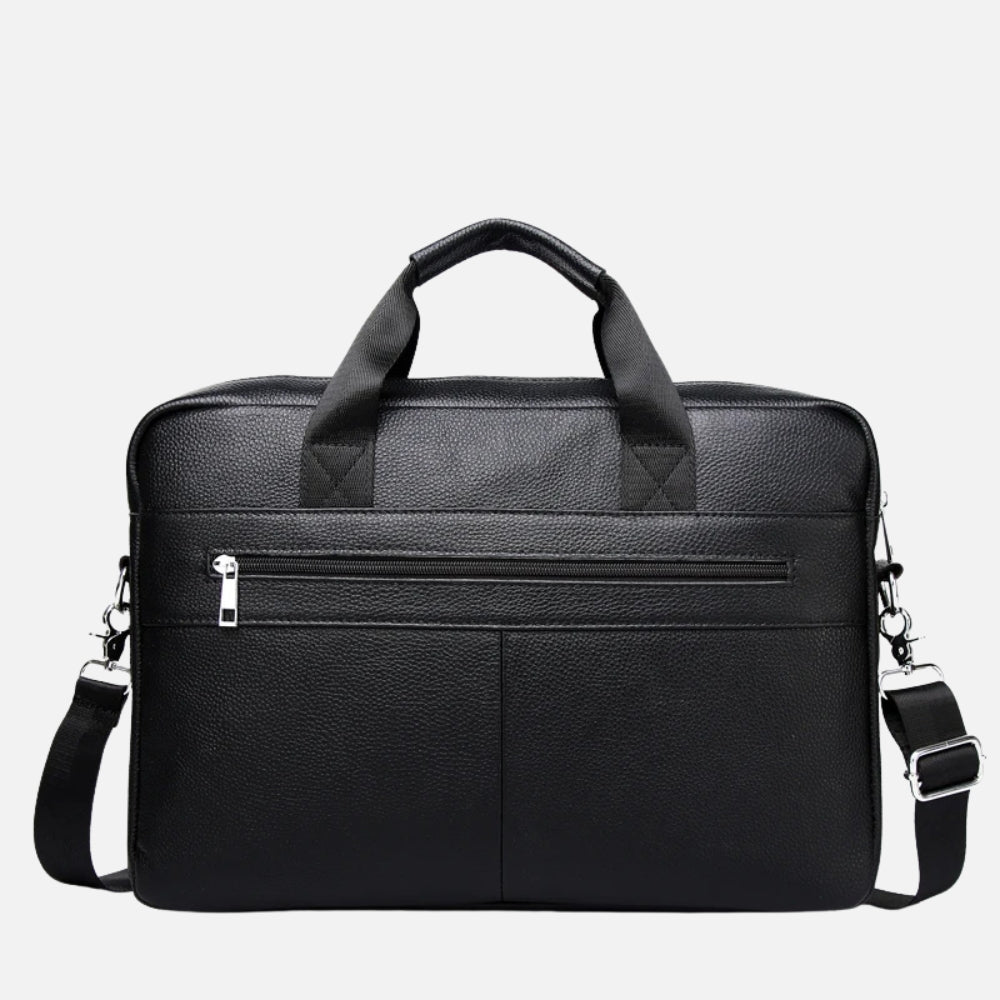 Sacoche ordinateur en cuir – Style business élégant