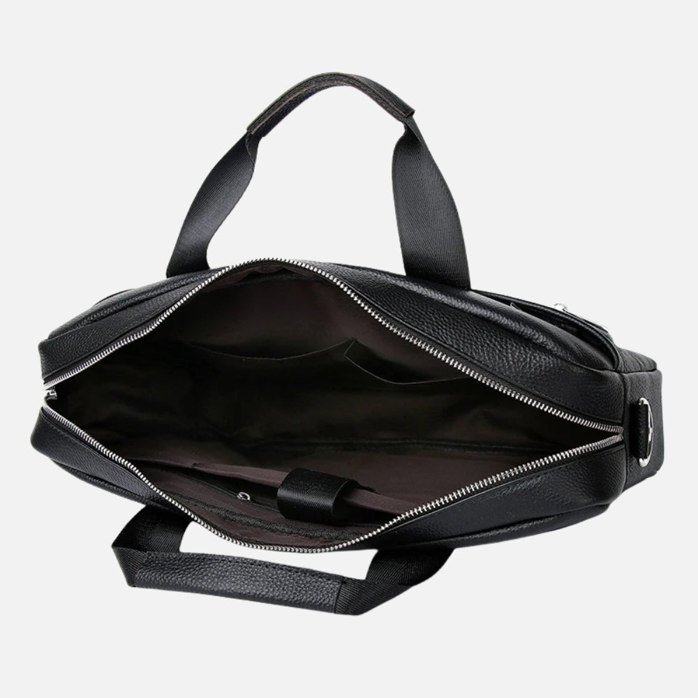 Sacoche ordinateur en cuir – Style business élégant