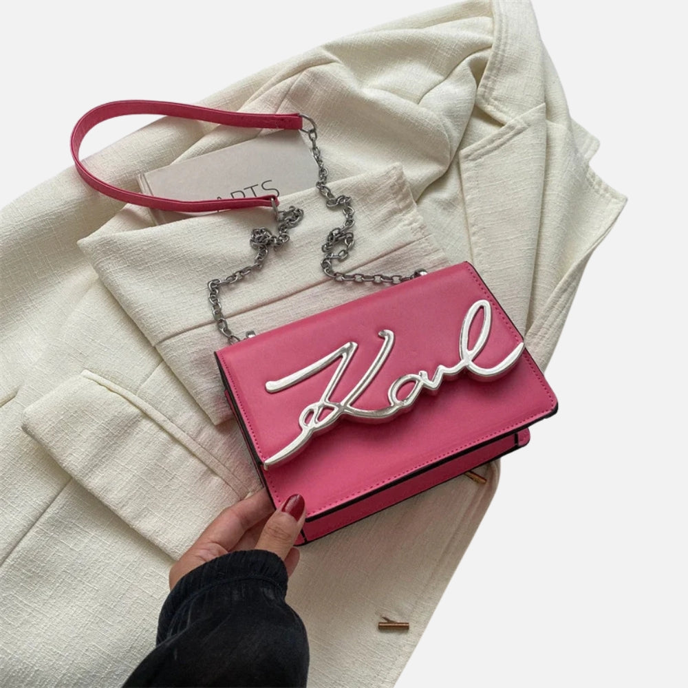 Sac à main bandoulière à chaîne pour femme