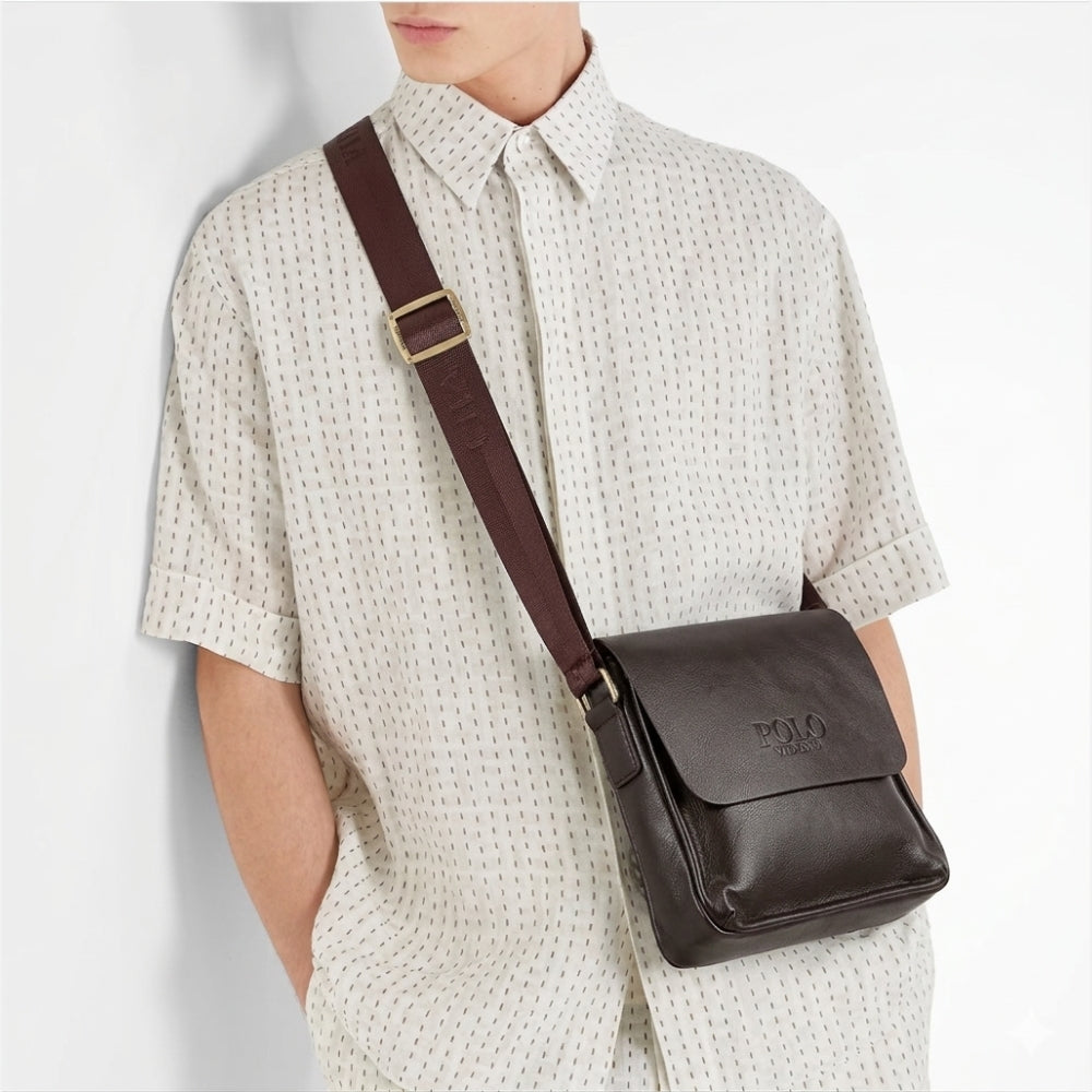 Sacoche élégante à bandoulière pour homme