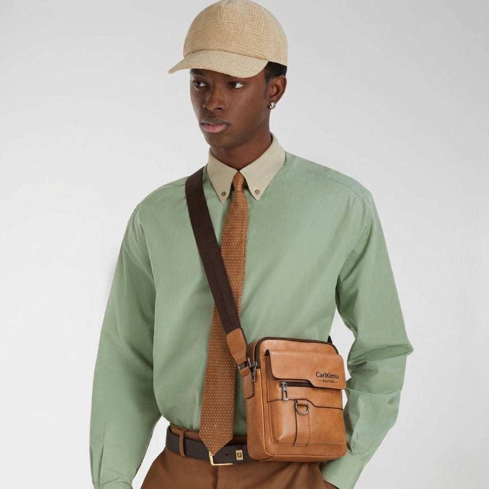 Sacoche à bandoulière unisexe – Élégante et pratique