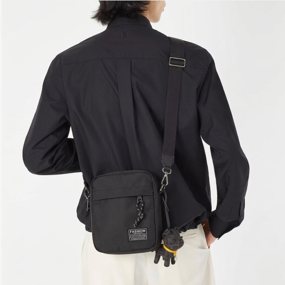 Sacoche unisexe à bandoulière en tissu