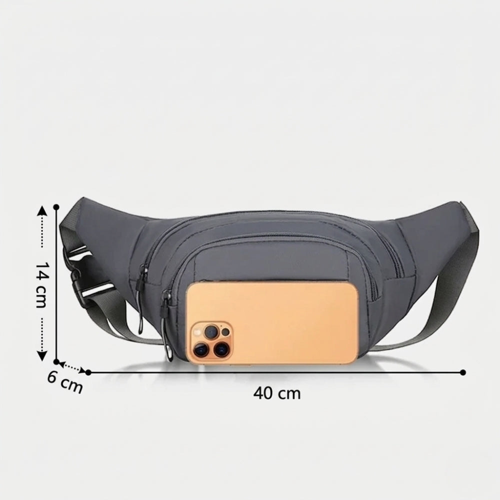 Sacoche banane multi compartiments