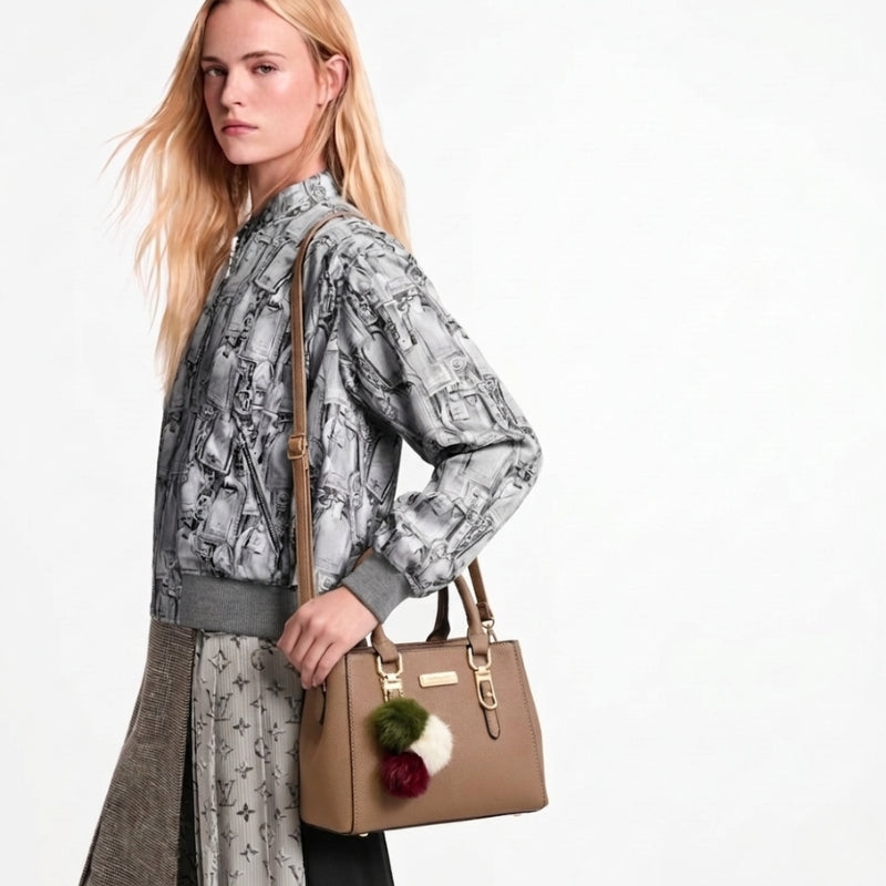 Sac à main bandoulière à deux compartiments