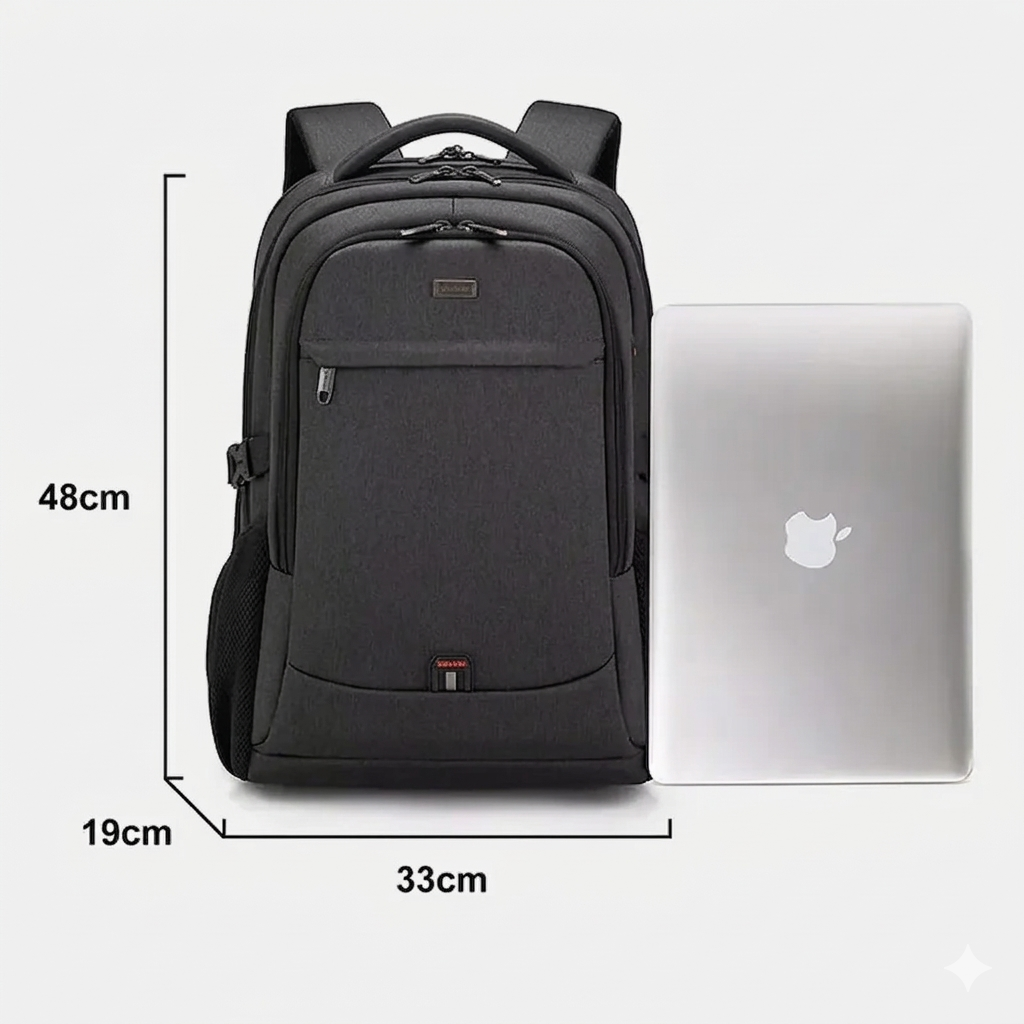 Sac à dos ordinateur portable avec housse de pluie