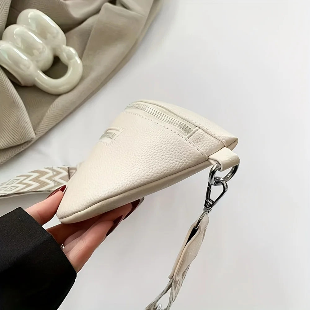 Sacoche banane en cuir souple pour femme