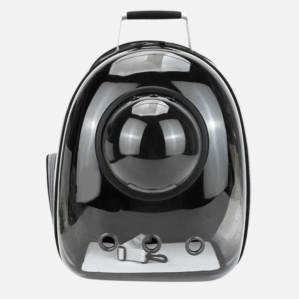 Sac de transport pour chat transparent avec ventilation