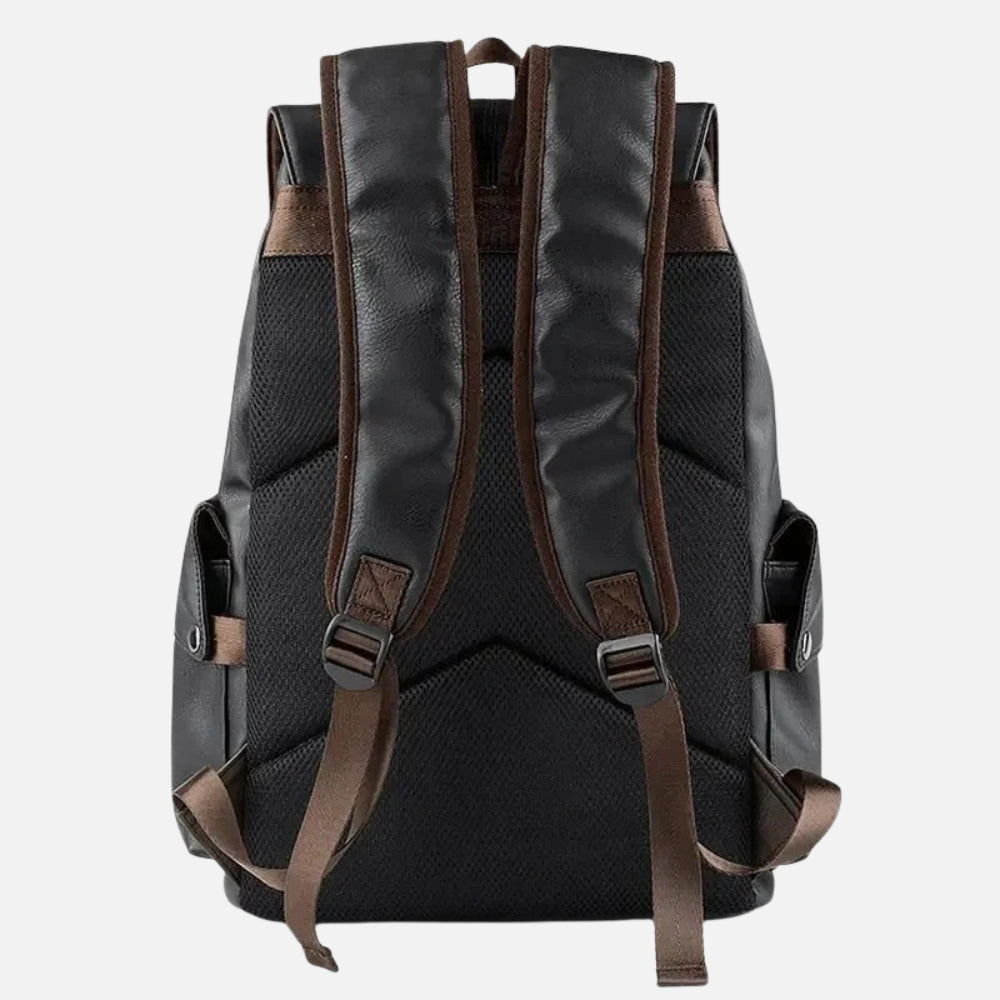 Sac à dos en cuir pour ordinateur portable
