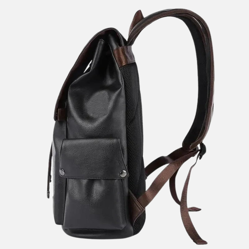 Sac à dos en cuir pour ordinateur portable